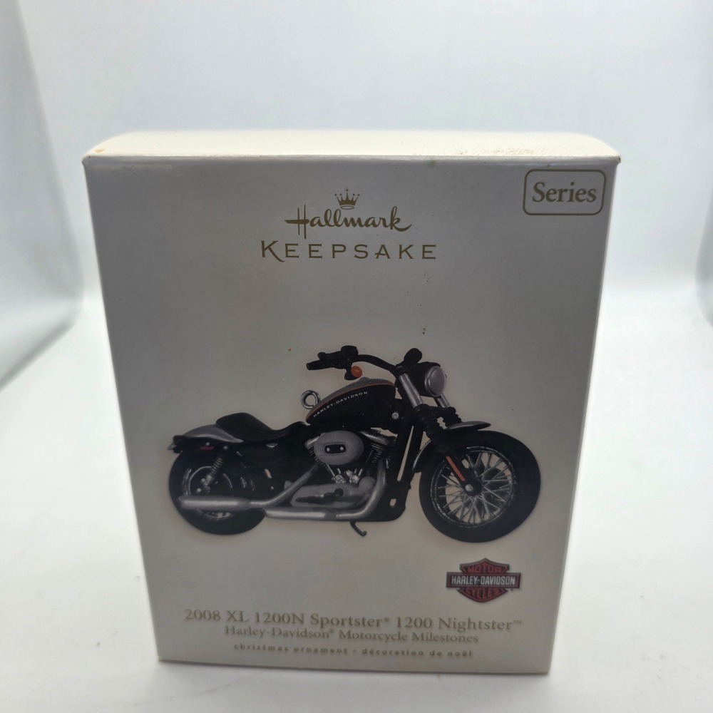 Hallmark Keepsake Harley Davidson Motorcycle Milestones Ornaments Lot of 3 Boxed